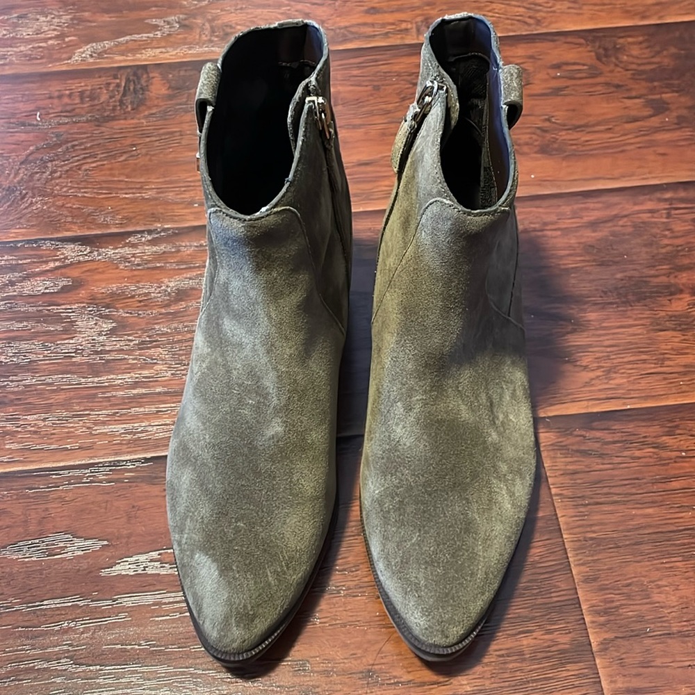 Cole Hann Olive Booties
